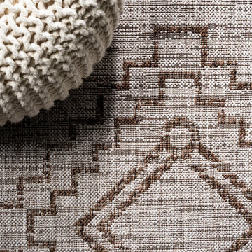 Marokko Diamond Tribal Medallion Indoor/outdoor Area Rug
